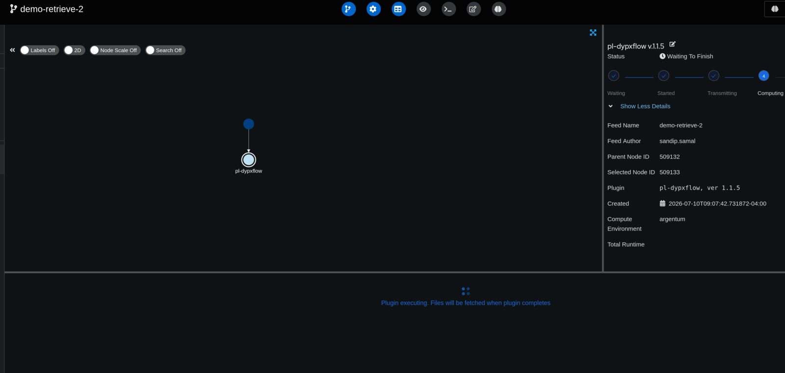 demo-retrieve-2 feed status
